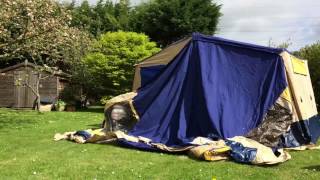 Cabanon Galaxy trailer tent build pt2 [upl. by Llenyar]