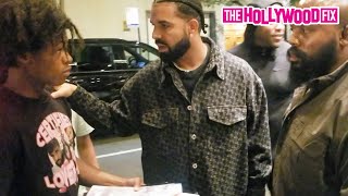 Drake Lectures An Autograph Dealer Who He Sees Asking For An Autograph Everyday In New York NY [upl. by Lotsirb]