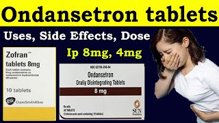 Ondansetron tablets  ondansetron tablets ip 8 mg 4 mg  ondansetron uses in hindi  Side effects [upl. by Idden]