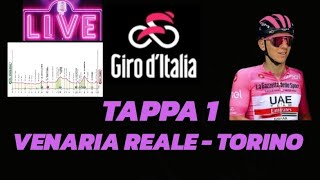 LIVE REACTION Prima tappa Giro dItalia 2024  Pogacar già in Maglia Rosa [upl. by Doownyl930]