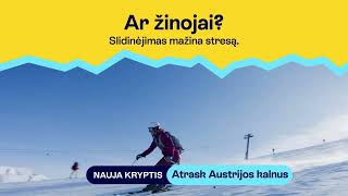 Nauja kryptis 🎿 Slidinėjimas Austrijoje [upl. by Noelyn11]