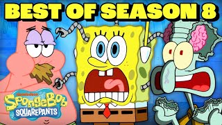 BEST of SpongeBob Season 8  2 Hour Compilation  SpongeBob [upl. by Enaamuj672]