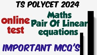 polycet coaching classes in telugu 2024 polycet entrance exam model papers [upl. by Etteiram]