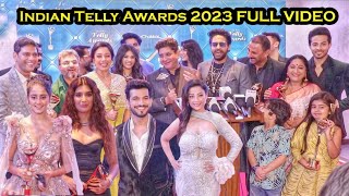 Indian Telly Awards 2023 FULL VIDEO  HarshadPranaliRupaliAyesha Singh Gaurav KNeil BAishwarya [upl. by Nickolai568]