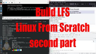 Build LFS Linux From Scratch tutorial second part  January 2023  4a2bea85 [upl. by Ecinrev]