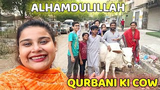 Alhamdulillah Qurbani Ke Liye Cow Le Li 🐂 Emotional Hogai Mai 🥲 [upl. by Thackeray]