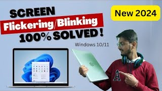 How to fix Laptop Screen FLICKERING 2024  Pc or Laptop Blinking  Solved Laptop Display Flashing [upl. by Clova]