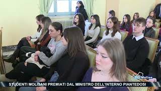 Studenti molisani premiati dal ministro dellInterno Piantedosi [upl. by Natalee]