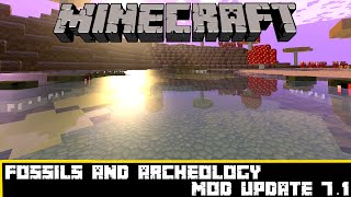 Minecraft Fossil  Archeology Mod Part 1 Mobs  1710 [upl. by Ahsielat]