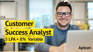 Aptean Hiring for Customer Success Analyst  BEBTech Msc MCA candidates can apply [upl. by Olsson769]