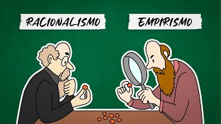 Racionalismo x Empirismo resumo  FILOSOFIA [upl. by Rramel]