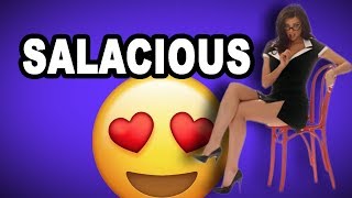 😍 Learn English Words SALACIOUS  Meaning Vocabulary with Pictures and Examples [upl. by Nikos]