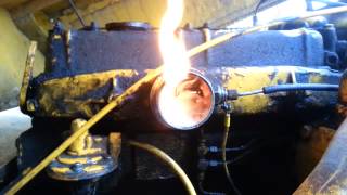 HOW THE FLAME HEATER WORKS ON A PERKINS DIESEL [upl. by Enoek]