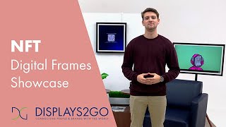 How to Display NFTs on Digital Frames  Product Demo  Displays2go® [upl. by Pedrotti]