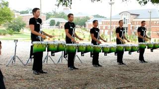 Cavaliers Quads Show Music in the Lot Nightbeat 2011 [upl. by Eenhpad290]