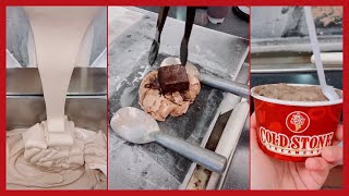 Making Cold Stone ice cream  Tiktok compilation [upl. by Llehcam]