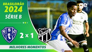 PAYSANDU 2 X 1 CEARÁ  MELHORES MOMENTOS  15ª RODADA BRASILEIRÃO SÉRIE B 2024  geglobo [upl. by Leis679]