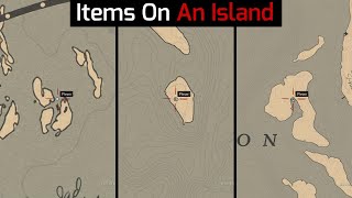 3 Unique Items Are Outside Of The Map Rare Item Weapon Hat  RDR2 [upl. by Linders]