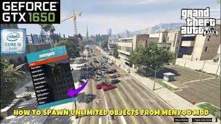 HOW TO SPAWN UNLIMITED OBJECTS IN GTA 5 STORY MOD USING MENYOO SPAWNERTRAINERMOD  EASY WAY [upl. by Cathie]