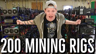 Getting these 200 Mining Rigs up and Running [upl. by Tiraj436]