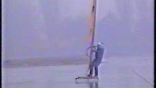 ice windsurfing official world record holder 1028 kmu 555 knots joop nederpelt [upl. by Ramej]