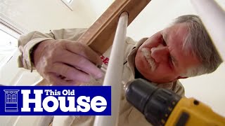 How to Replace a Stair Railing  This Old House [upl. by Nyrak]