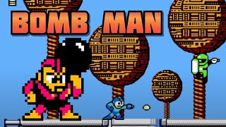 Mega Man NES  Bomb Man Stage Gameplay [upl. by Errol]