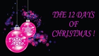 THE 12 DAYS OF CHRISTMAS song lyrics [upl. by Yzzo]