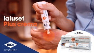 ialuset Plus Crema In caso di ferite infette e ustioni [upl. by Netsuj]