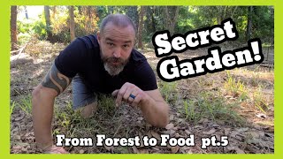 Planting A Secret Survival Garden diy family homestead house fun garden [upl. by Drallim]