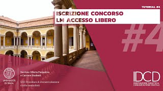 Procedure Immatricolazione  Tutorial 4  Lauree Magistrali ad Accesso Libero UNIPV [upl. by Pinckney]