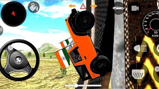 Mahindra Thar orange colour Indian cars simulator 3d MG gamer rtb [upl. by Jecon937]