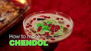 Cendol Drink Recipe  Quick amp Easy Way  How to make a Cendol drink [upl. by Bathilda]