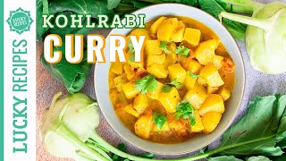 Dieses Curry schmeckt eurer ganzen Familie  Vegetarische Rezepte  Kohlrabi Rezepte [upl. by Nomar]