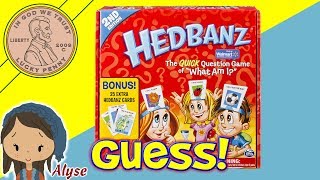 How To Play The Game Hedbanz 2nd Edition Kids Family Game Review quotWhat Am Iquot [upl. by Rundgren]