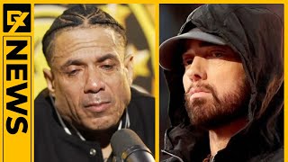 Benzino Cries While Talking About Eminem During Drunken Interview Moment [upl. by Cirdahc]