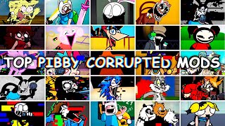 Top Pibby Corrupted Mods of All Time  Friday Night Funkin  ALL PIBBY MODS [upl. by Gebelein]