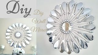 Diy Simple and Inexpensive Glam Wall Mirror Decor [upl. by Navnod755]