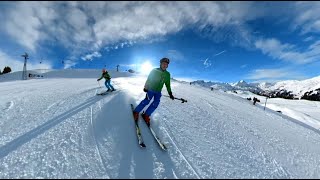 2023 Skifahren in Adelboden amp Grindelwald Teil 1 [upl. by Atsejam]