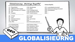 Geovokabeln Globalisierung  Erdkundeunterricht  Geographieunterricht [upl. by Efram]