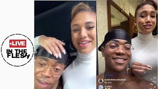 MICHAEL RAINEY JR amp PAIGE HURD FLIRTING ON LIVE FROM POWER BOOK II GHOST  LITF [upl. by Chap333]