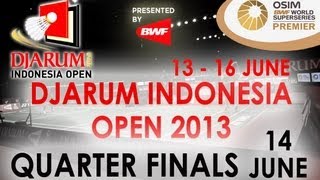 QF  MS  Lee Chong Wei vs Boonsak Ponsana  2013 Djarum Indonesia Open [upl. by Eki]