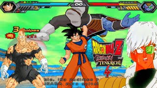 Goku VS Las Fuerzas Especiales Ginyu Modo Historia en Dragón Ball Z Budokai Tenkaichi 4 [upl. by Shalom]