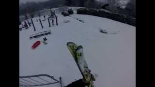 Small downhill ski  I ski straight gopro [upl. by Nuahsyd]