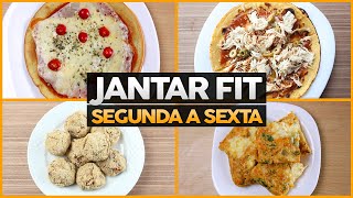 5 IDEIAS DE JANTAR SAUDÁVEL E FÁCIL PARA A SEMANA Rápidas e Fáceis [upl. by Coussoule]