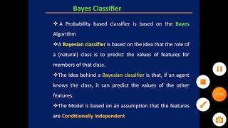 34 Pattern Classifier Introduction and Bayes Classifier in ANN [upl. by Virg]