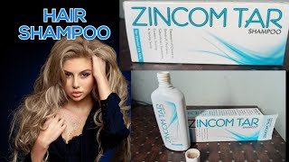 Zingcom Tar Shampoo 🧴 for Alarji Eaching Dandruff and silky Hair [upl. by Baum344]