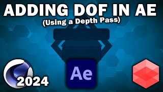 Cinema 4d 2024 Adding Depth of Field in AE Using Redshift [upl. by Nigle]