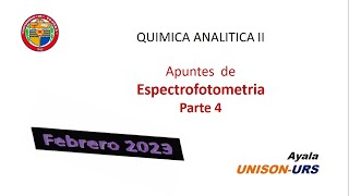 Espectrofotometria Absorbancia Transmitancia y Curva de Calibracion [upl. by Akcired]