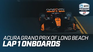 2023 LAP 1 ONBOARDS  ACURA GRAND PRIX OF LONG BEACH [upl. by Ketti955]